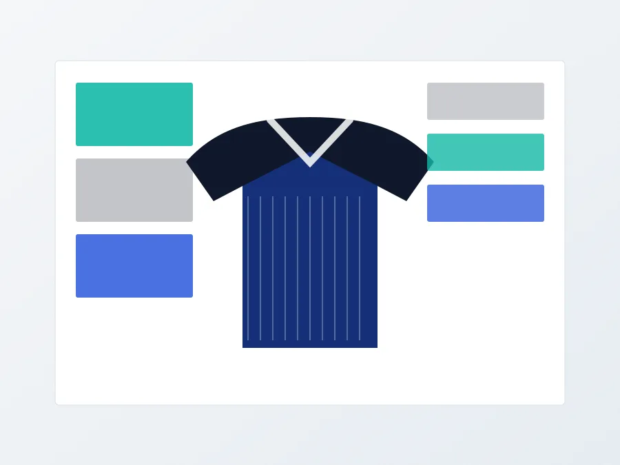 Coordinated sports teamwear capsule with tracksuit and training top
