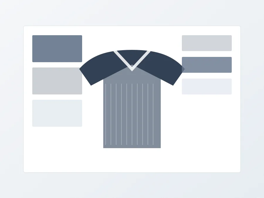 Custom crew neck T-shirt showing stitching and print placement